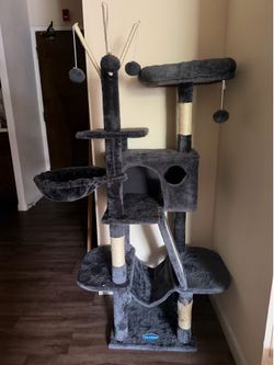 Grey Cat Tree