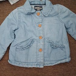 Jeans Jacket Size 2T OSHKOSH