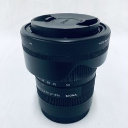Sigma 18-50mm F/2.8 DC DN Contemporary Lens For Sony E Mount Cameras