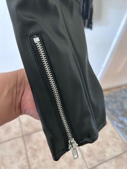 Black biker jacket