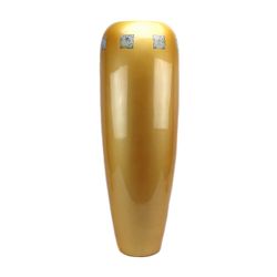 Eclipse Ceramic Vase Yellow 36” Ht