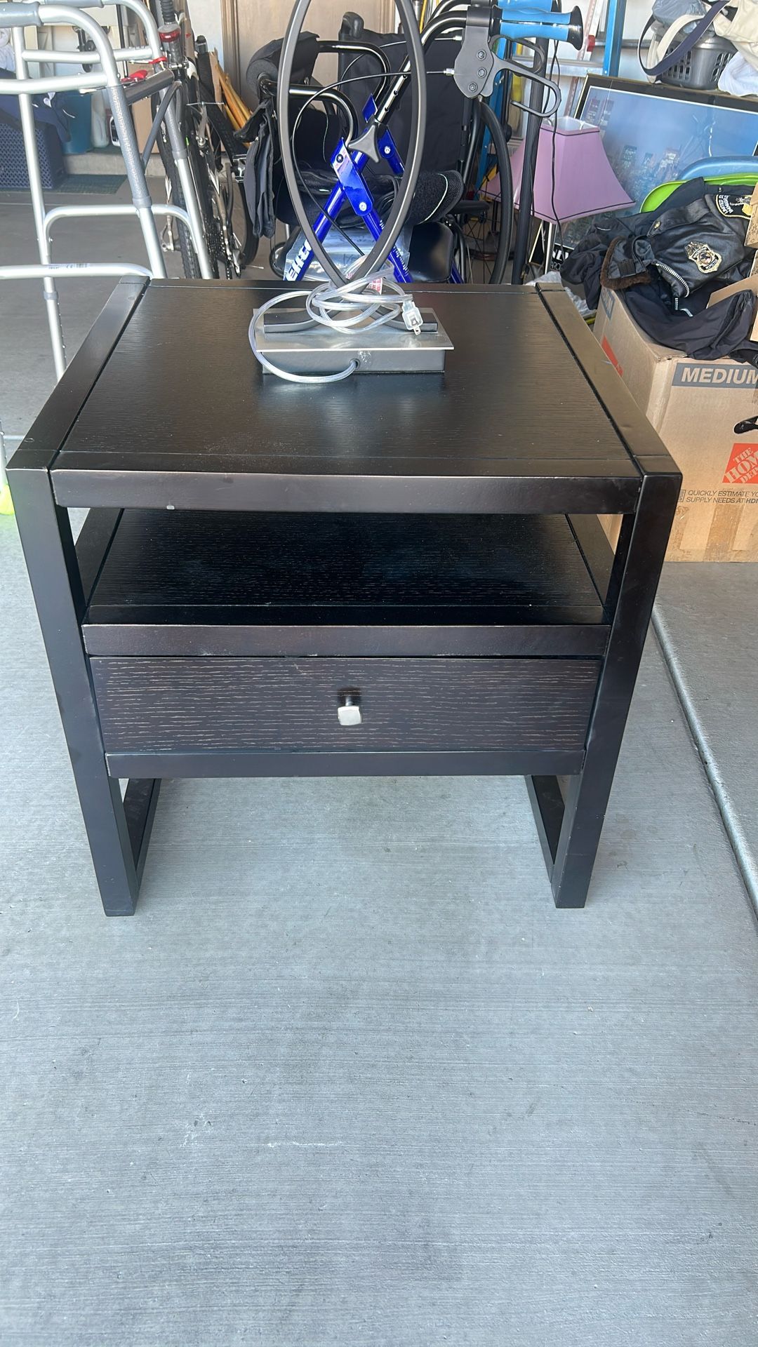 Black End Table