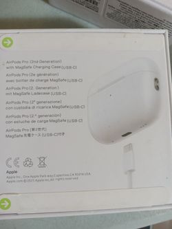 Air pods pro 2nd generation brand new half price 100 runs 200