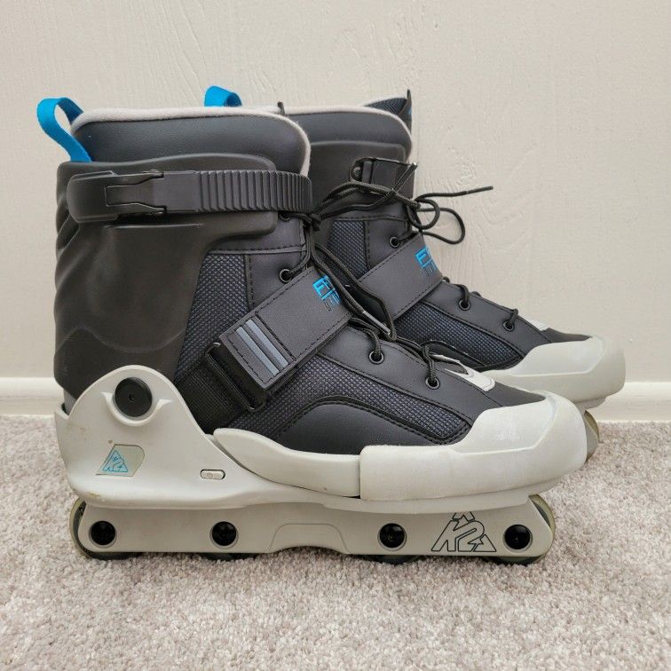 K2 Fatty Pro Aggressive Inline Skates Size 12.5 Rollerblades Soft Boot