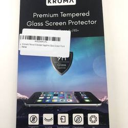 Kroma Premium Tempered Glass Screen Protector for Apple iPhone 6+/6S+ (Comes with wet wipe and dry wipe)