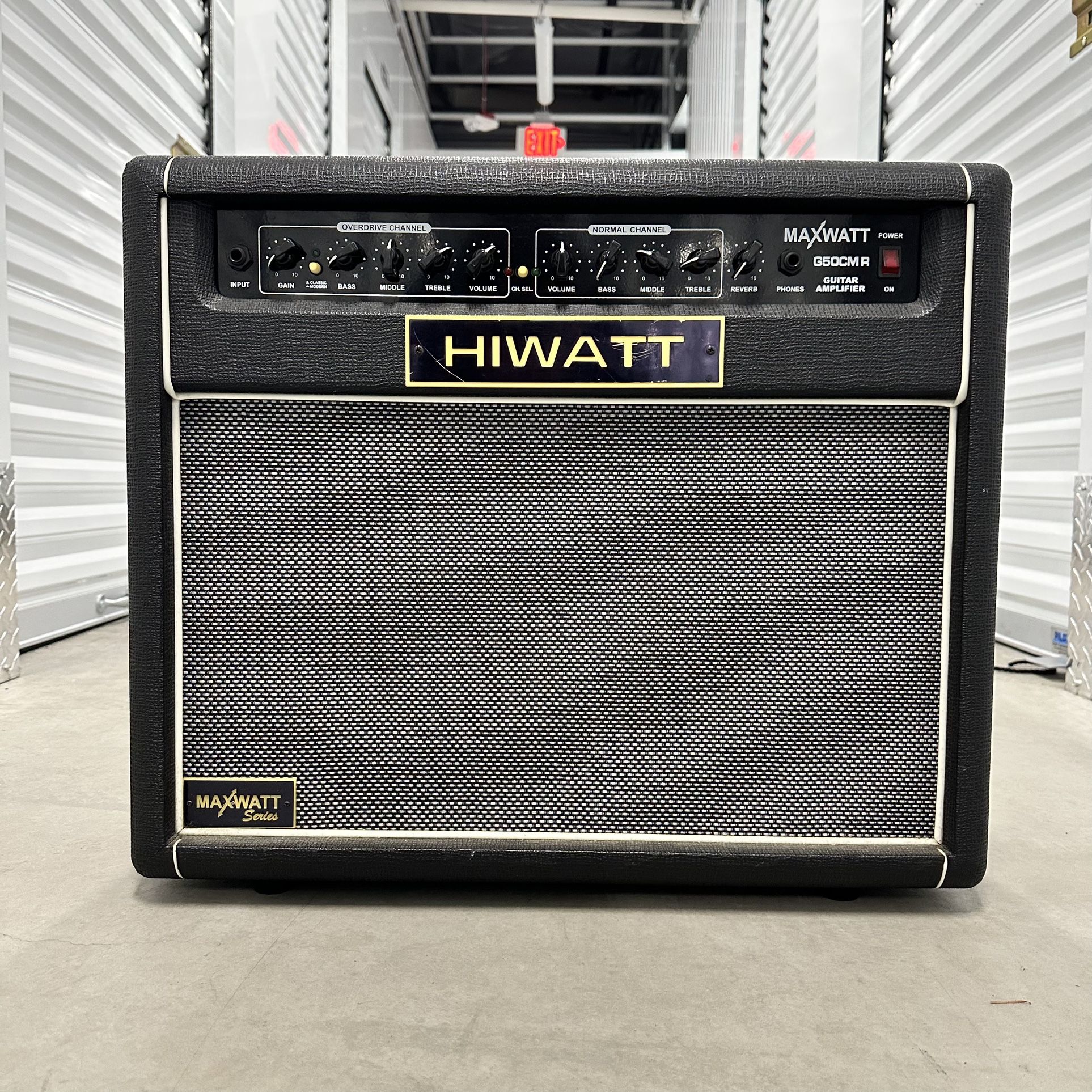 Hiwatt Maxwatt G50CMR Solid-State Guitar Amplifier (Rare)