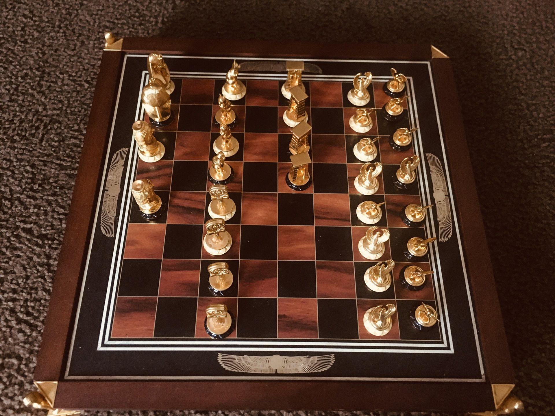 Franklin Mint - Luxury Chess Set - The King Tutankhamun - Catawiki