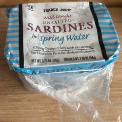 Trader Joe’s Wild Caught Unsalted Sardines 