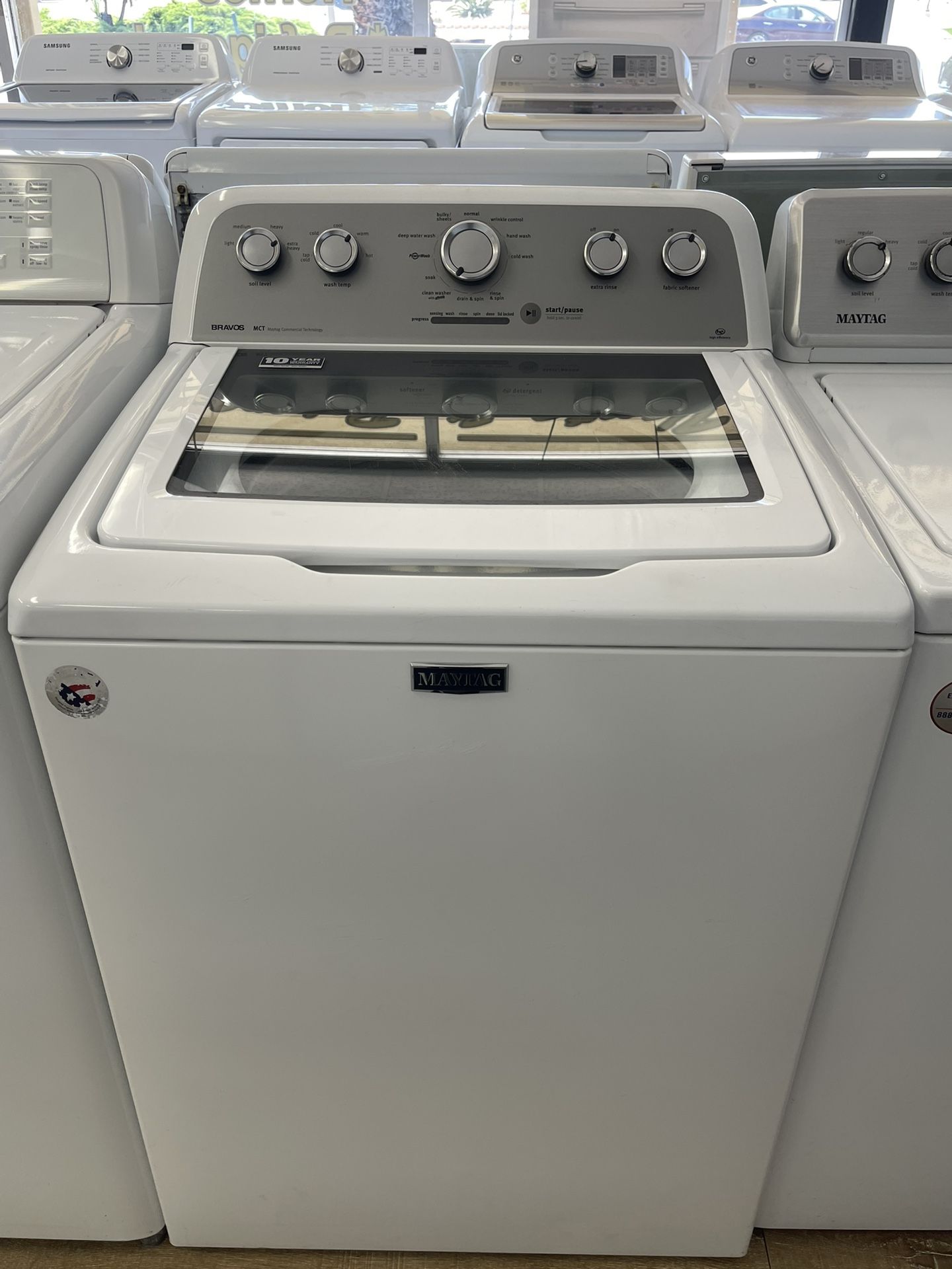 Maytag Glasstop Bravos Washer In Excellent Condition