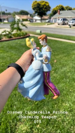 Cinderella and prince Charming Tea Pot