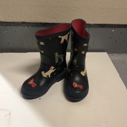 Rain Boots Girl Size 10