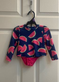 Brand new Baby Girl rashguard swim set size 12 months