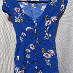 Floral Blue Aeropostale Dress