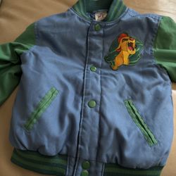 Disney Store LION KING SIMBA Varsity Bomber Jacket Youth 