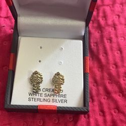 Gold nugget earrings