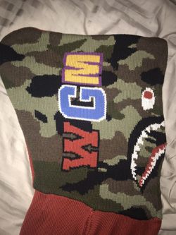 Bape two toned zip up