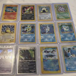 Vintage Pokemon Card Lot (12)