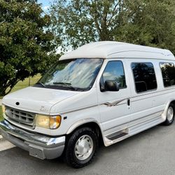 2002 Ford E150 Passenger Van – LA West Conversion / Runs Great / High Top Roof 