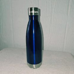 New Brand Kossie Bottle Insulated 18 Oz Color  Blue  Metalico