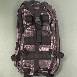 Tactical Backpack, Military Backpack 30L  for Outdoor Hiking Camping Trekking Fishing Hunting. Black Python