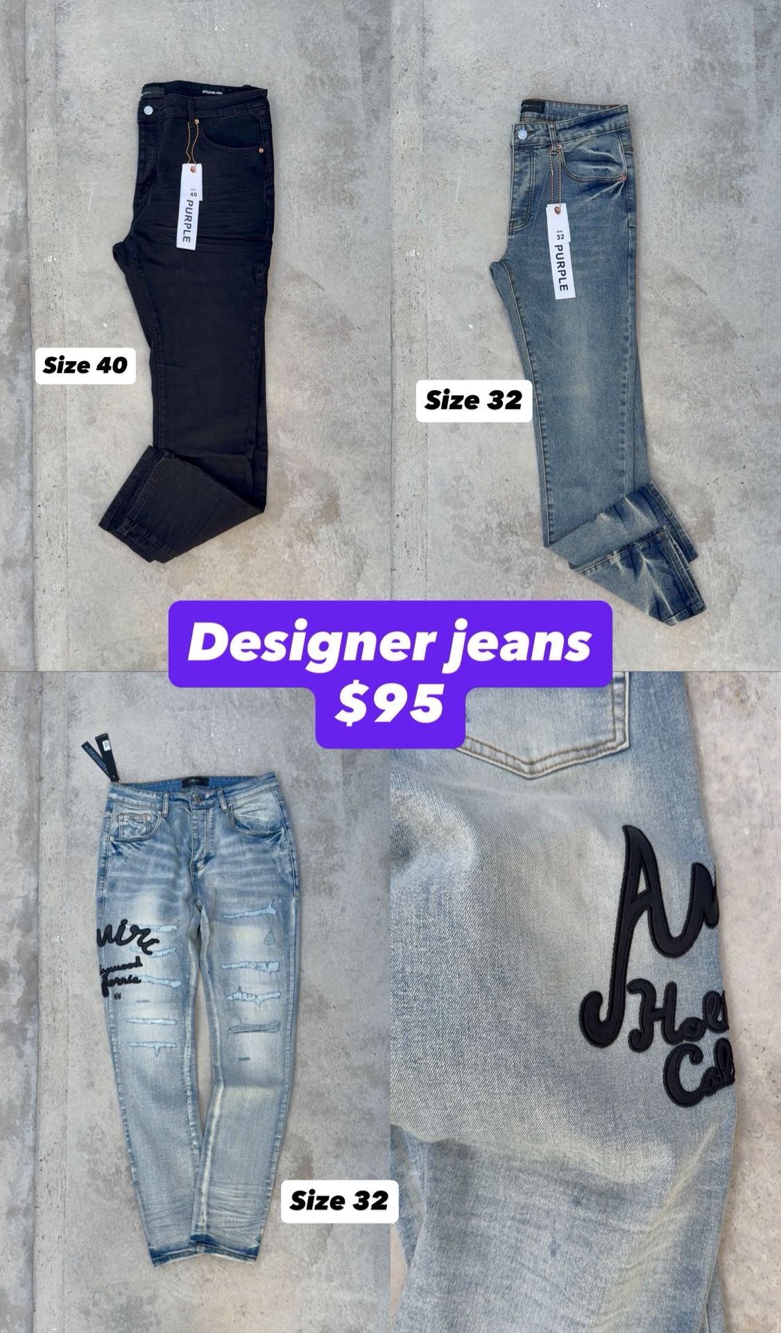 Purple Jeans, Amiri Jeans