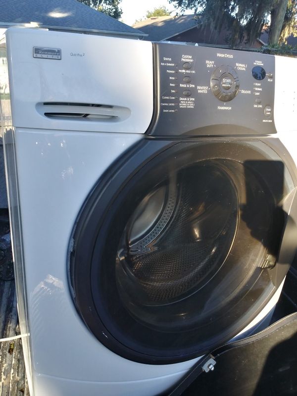 Kenmore elite front loader washing machine quiet pak 2 flashpna