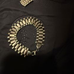 Rolex bracelet and ring set