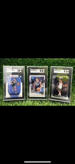 SGC 9.5 & 10 2020-21 Panini Prizm #258 Anthony Edwards Silver Prizm RC