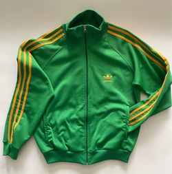 ADIDAS Vintage Track Jacket - Green/Gold