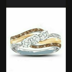 Womens Brown topaz Ring Sz6 New 