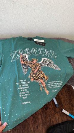 Angels t shirt green