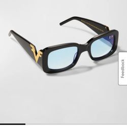 Vintage Frames Company Men's VF Godfather V-Décor Rectangle Sunglasses