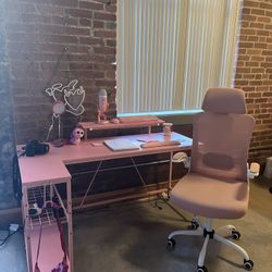 Pink Desk 