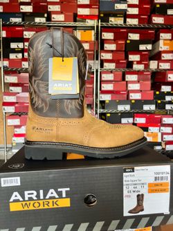 ARIAT STEEL TOE WORK BOOTS SIZE 10.5 and 12