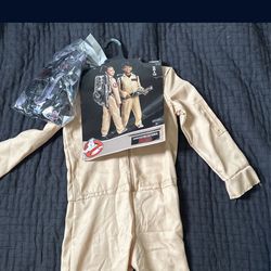 Ghost Buster Costume And Backpack 