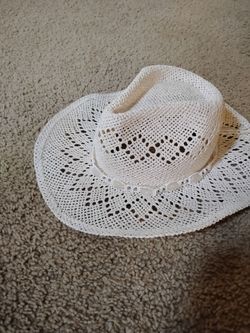 Cowgirl hat white
