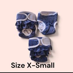 Female Dog Diapers Size XSmall