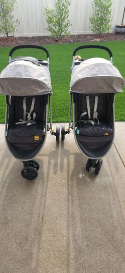 2 strollers