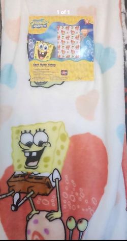 Spongebob Valentines Blanket