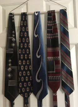 MENS  TIES - (5) - $25.00