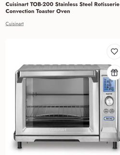 cuisinart stainless steel convection toaster oven broiler tob 200