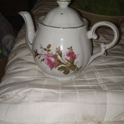 Musical Hand Painted Tea Pot