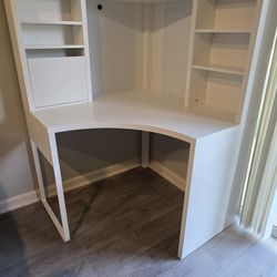 IKEA Micke corner desk + office chair
