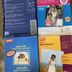 Three Packs of photo paper with Bonus