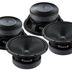 4x Deaf Bonce Apocalypse AP-M61SE PRO 6.5" 300W 4-Ohm Mid-Range Speakers 2-Pair