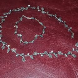 Judith Jack necklace and bracelet set