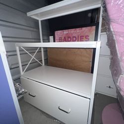 White Shelving Unit 