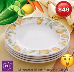 princess house lemon plates