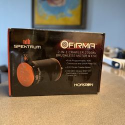 Brand New Spektrum Firma 2-in-1 Brushless Crawler Motor/ESC (2300Kv, SPMXSEM1040B)