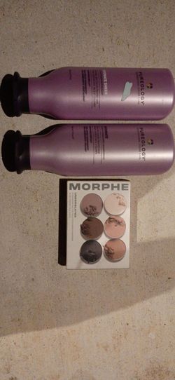 Pureology Hydrate Shampoo Duo & Morphe Eyeshadow Palette Bundle